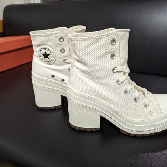 Converse Chuck 70 De Luxe Heel Leather Size 6.5 (fits Size 7) (Size 6 also aval) - Picture 11 of 13